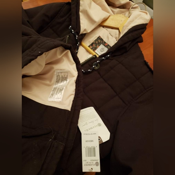 Element Women's Coat                         Size M Colour Black - Picture 6 of 7